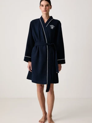 Obrázek produktu Lauren Ralph Lauren župan s bavlnou námořnická modř