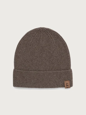 Obrázek produktu LE SH KA headwear LE SH KA pletená čepice dámská vlněná Brown Cashnere Hat