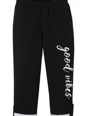 Obrázek produktu Legginsy 3 / 4 z bawełny organicznej BonPrix czarny
