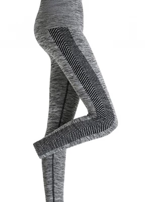 Obrázek produktu "Legginsy bezszwowe shape ""wyszczuplające brzuch"", silny stopień modelowania sylwetki" BonPrix szary