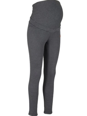 Obrázek produktu Legginsy ciążowe na podszewce z polaru baranka, Slim Fit BonPrix szary