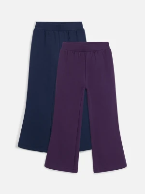 Obrázek produktu Legginsy ocieplane Lurchi o kroju bootcut (2 pary) BonPrix fioletowy