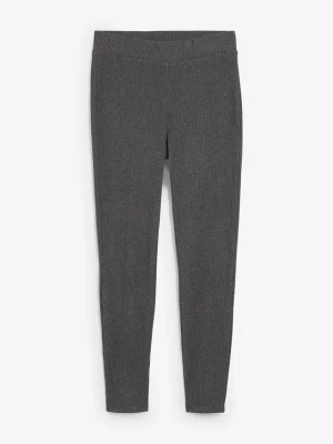 Obrázek produktu Legginsy ocieplane, z prążkowanej tkaniny termicznej BonPrix szary