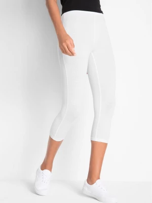 Obrázek produktu Legginsy rybaczki (2 pary w opak.) BonPrix biały