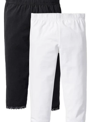 Obrázek produktu Legginsy rybaczki z bawełną organiczną (2 pary) BonPrix biały
