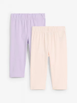 Obrázek produktu Legginsy rybaczki z elastycznej mieszanki bawełny organicznej (2 pary) BonPrix różowy