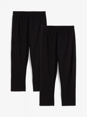 Obrázek produktu Legginsy rybaczki z materiału z bawełną organiczną (2 szt.) BonPrix czarny