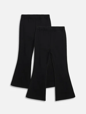 Obrázek produktu Legginsy temiczne o kroju bootcut (2 pary) BonPrix czarny