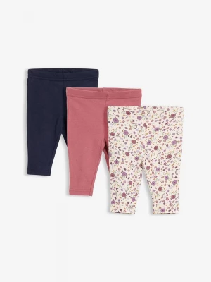 Obrázek produktu Legginsy z czystej bawełny organicznej (3 szt.) BonPrix niebieski