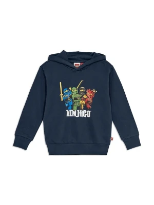 Obrázek produktu Lego mikina s kapucí dětská bavlněná LWSIAN 111 námořnická modř