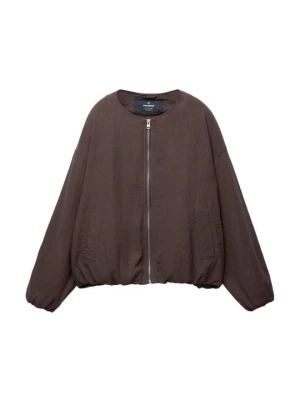 Obrázek produktu Lehká bunda PULL&BEAR tmavě hnědá