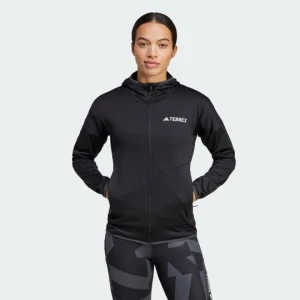 Obrázek produktu Lehká flísová bunda skapucí Terrex Xperior Climawarm Adidas černá
