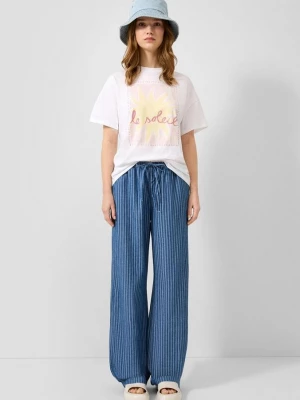 Obrázek produktu Lehké džíny / Mid Rise / Wide Leg QS modrá