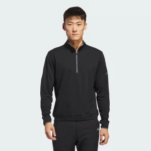 Obrázek produktu Lehký top s polovičním zipem Adidas černá