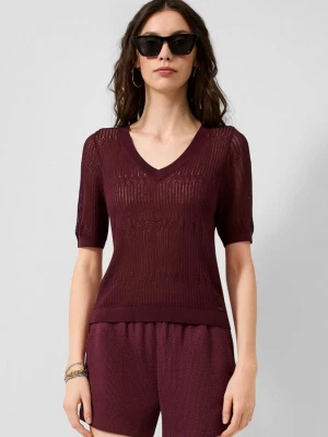 Obrázek produktu Leicht transparentes Strickshirt QS červená