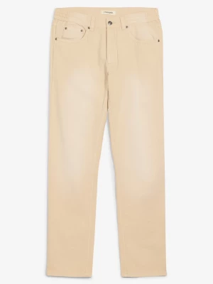 Obrázek produktu Lekkie jeansy regular fit z elastyczną wstawką w talii, z kolorowego denimu, straight BonPrix