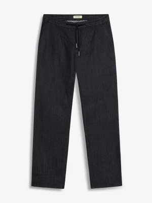 Obrázek produktu Lekkie jeansy z gumką w talii, regular fit, straight BonPrix czarny
