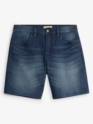 Obrázek produktu Lekkie szorty jeansowe z elastyczną wstawką w talii, relaxed fit BonPrix niebieski