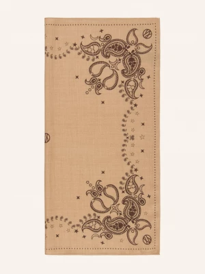 Obrázek produktu Lescarf Šátek světle hnědá / tmavě hnědá / tmavě modrá