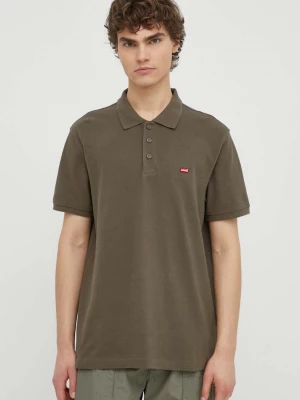 Obrázek produktu Levi' Bavlněné polo tričko Levi's zelená