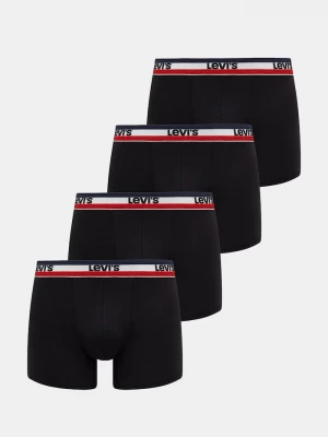 Obrázek produktu Levi' boxerky pánské bavlněné elastanem 4-pack Levi's černá