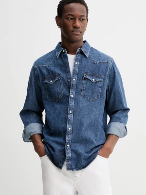 Obrázek produktu Levi' košile pánská džínová BARSTOW WESTERN STANDARD Levi's modrá