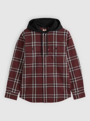Obrázek produktu LEVI'® Přechodná bunda 'CLASSIC' tmavě červená / černá / bílá Levi's