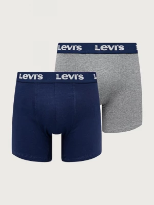 Obrázek produktu Levi' přiléhavé boxerky pánské bavlněné elastanem 2-pack Levi's námořnická modř