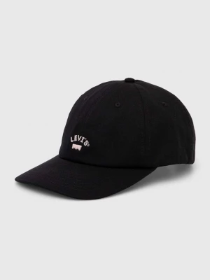 Obrázek produktu Levi's Bavlněná baseballová čepice Levi's černá