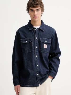 Obrázek produktu Levi's Bavlněná džínová košile Levi's LS WORKER - WW x WORKWEAR námořnická modř