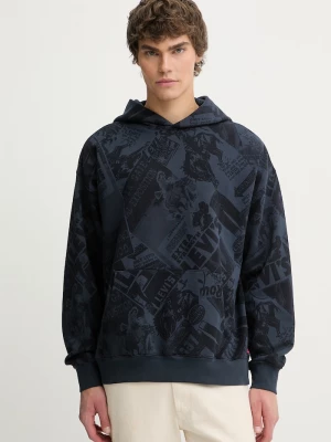 Obrázek produktu Levi's Bavlněná mikina Levi's SUNSET GRAPHIC HOODIE námořnická modř