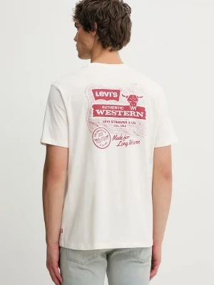 Obrázek produktu Levi's Bavlněné tričko Levi's GRAPHIC béžová