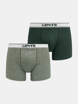 Obrázek produktu Levi' boxerky pánské bavlněné elastanem 2-pack Levi's zelená
