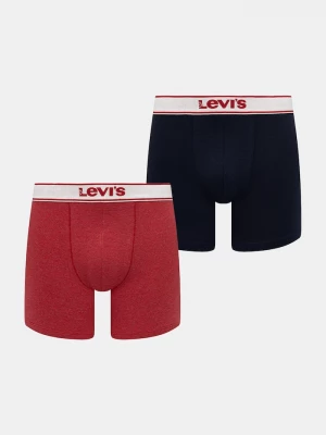 Obrázek produktu Levi's boxerky pánské s bavlnou 2-pack červená