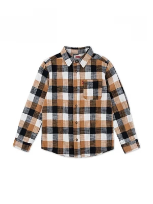 Obrázek produktu Levi's Dětská bavlněná košile Levi's BUFFALO CHECK FLANNEL SHIR béžová