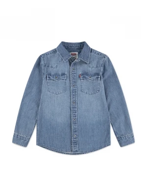 Obrázek produktu Levi's Dětská bavlněná košile Levi's NEW BARSTOW WESTERN SHIRT modrá