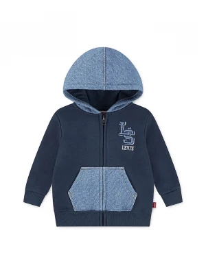 Obrázek produktu Levi's Dětská bavlněná mikina Levi's KNIT DENIM ZIP UP námořnická modř
