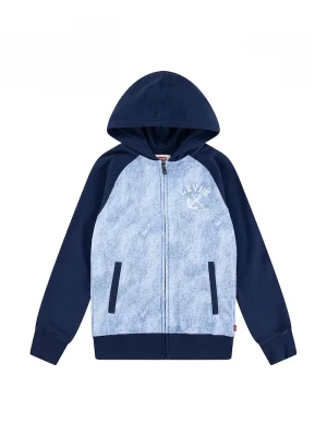 Obrázek produktu Levi's Dětská mikina Levi's TROMPE LOEIL DENIM HOODIE námořnická modř