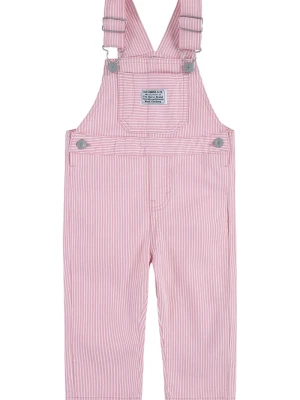 Obrázek produktu Levi's Dětské kalhoty na šle RAILROAD STRIPE OVERALL růžová