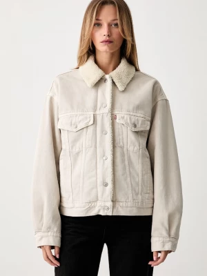 Obrázek produktu Levi's džínová bunda dámská džínová 90S SHERPA béžová