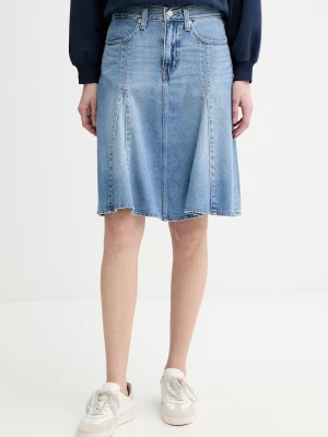 Obrázek produktu Levi's Džínová sukně GODET KNEE LENGTH modrá