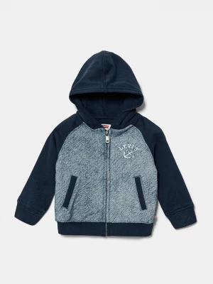 Obrázek produktu Levi's Kojenecká mikina Levi's TROMPE LOEIL DENIM HOODIE námořnická modř