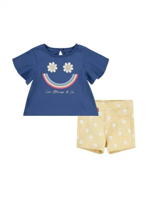 Obrázek produktu Levi's Kojenecká sada Levi's LVG SMILEY FLOUNCE TEE & SHORT žlutá