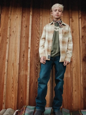Obrázek produktu Levi's košile dětská bavlněná SHADOW PLAID SHIRT béžová