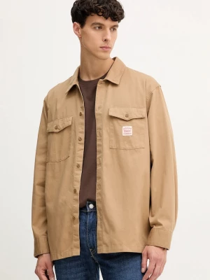 Obrázek produktu Levi's košile pánská bavlněná LS WORKER - WW x WORKWEAR hnědá