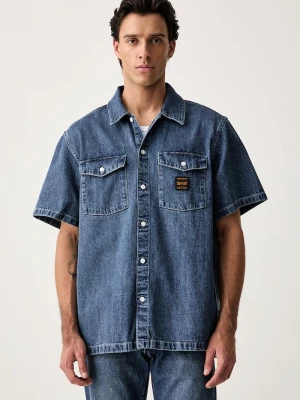 Obrázek produktu Levi's košile pánská bavlněná SS WORKER - WW x WORKWEAR modrá