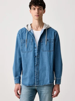Obrázek produktu Levi's košile pánská džínová CLASSIC HOODED WORKER modrá