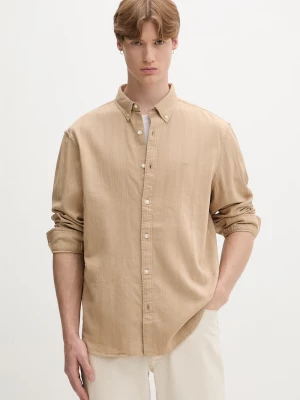 Obrázek produktu Levi's košile pánská se lnem AUTHENTIC BUTTON DOWN béžová