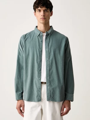 Obrázek produktu Levi's košile pánská se lnem AUTHENTIC BUTTON DOWN tyrkysová