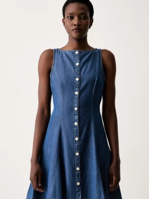 Obrázek produktu Levi's košilové šaty s lyocellem MERCER SL MINI modrá